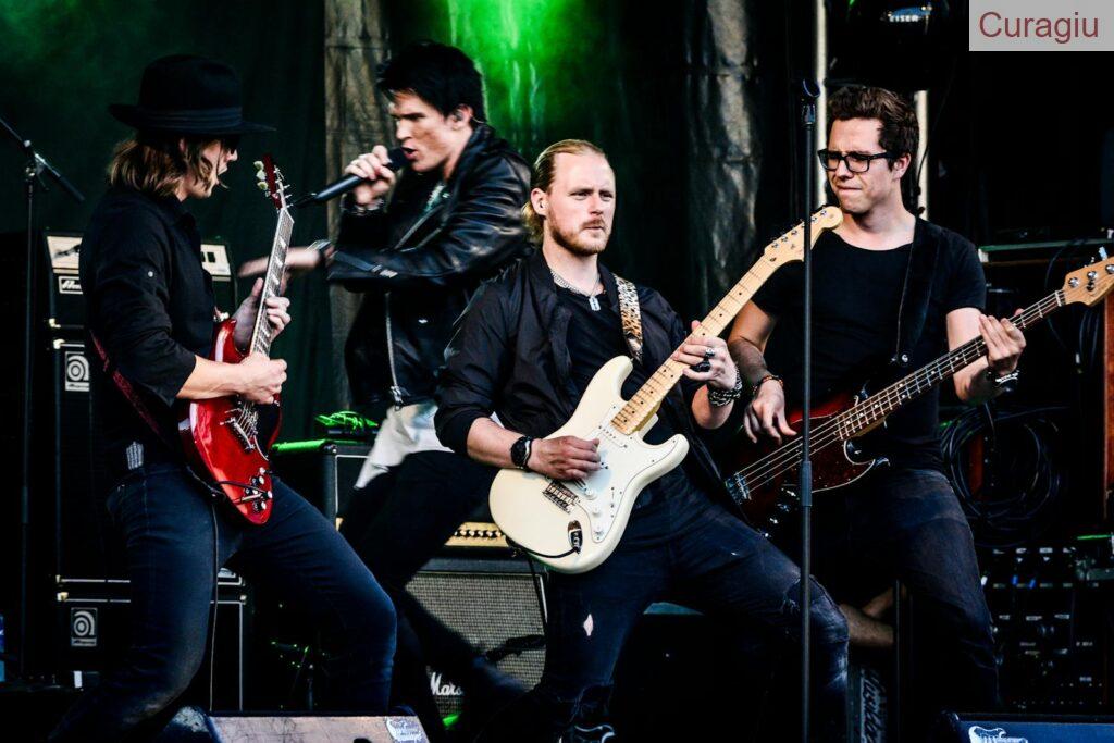 Group of Four Men Rock Band