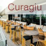 dining set outside restaurant