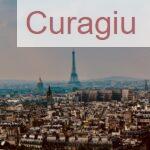 Explore the stunning panoramic cityscape of Paris with the iconic Eiffel Tower rising above the urban landscape.